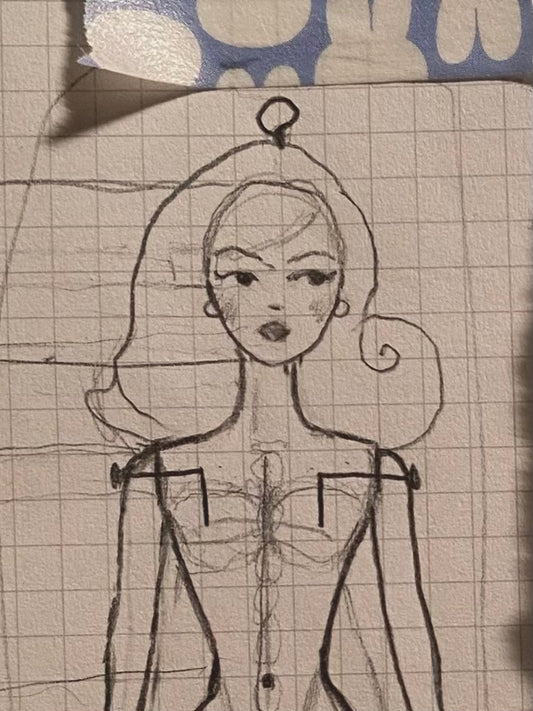 JULY 6 PRODUCTION: FEMALE Custom Doll Bag Charm